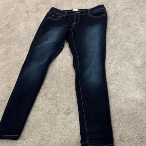 Calvin Klein Women's Dark Indigo Skinny Jeans